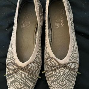 Sketchers fabric bow flats 10